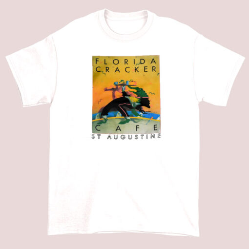 St Augustine Let's Eat Cafe Florida Cracker T Shirts
