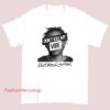 A classic vintage-style graphic shirt showcasing an artistic design of Kendrick Lamar, highlighting his iconic image and musical influence.