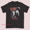 A vintage-style hip-hop Kendrick Lamar DAMN shirt, showcasing bold typography and classic streetwear aesthetics inspired by the album's artwork and 90s hip-hop culture.