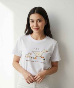 I Go Where Mommy Goes Shirt Printed 6 I Go Where Mommy Goes shirt printed with cute typography, matching mom and child outfit, family bonding apparel, adorable graphic tee for kids, casual cotton shirt for everyday wear and photos