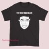 Funny Meme The West Has Fallen Wojak Shirt featuring classic Wojak character with ironic text, satirical internet meme t-shirt, dark humor graphic tee, viral meme apparel for edgy humor fans.