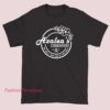 Inspired Logo 19xx Azalea’s Cookhouse shirt featuring vintage restaurant logo style, retro typography graphic tee, classic diner aesthetic, unisex casual shirt for food lovers and streetwear fans
