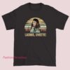 Retro Line Lacroix Sweetie Ab Fab T Shirt featuring vintage line art graphic, 90s inspired fashion tee, iconic quote style shirt, unisex retro apparel for pop culture and TV comedy fans.