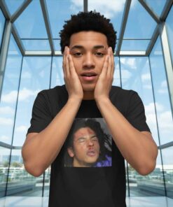 Inspired Rapper Jaydes Mugshot Graphic Shirt featuring a bold streetwear design, hip hop rapper aesthetic, edgy mugshot artwork, urban fashion tee for fans of modern rap culture and statement clothing.