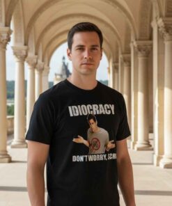 Vtg Don't Worry Scro Idiocracy ShirtC 7 Vtg Don’t Worry Scro Idiocracy Shirt featuring a retro parody design inspired by cult comedy film humor, bold vintage typography, sarcastic graphic tee for fans of satire, meme culture, and pop culture fashion.