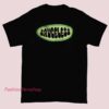 Amelia Dimoldenberg Sauceless Shirt featuring bold graphic text inspired by Chicken Shop Date, funny UK YouTube host merch tee, unisex streetwear cotton t-shirt for fans of Amelia Dimoldenberg style.