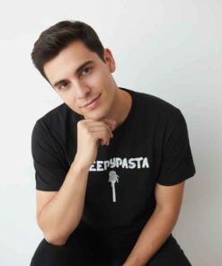 Funny Nightmare Creepy Pasta shirt featuring dark humor horror artwork inspired by creepypasta stories, spooky internet legends, and nightmare aesthetics, perfect for horror fans, meme lovers, and edgy streetwear.