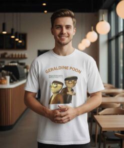 Inspired Style Benji Coleman Geraldine Poon Shirt 6 : Inspired Style Benji Coleman Geraldine Poon Shirt featuring artistic portrait graphic design, modern pop culture illustration tee, unisex cotton streetwear t-shirt for fans of Benji Coleman and Geraldine Poon.