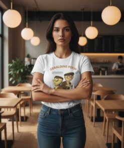 Inspired Style Benji Coleman Geraldine Poon Shirt 7 : Inspired Style Benji Coleman Geraldine Poon Shirt featuring artistic portrait graphic design, modern pop culture illustration tee, unisex cotton streetwear t-shirt for fans of Benji Coleman and Geraldine Poon.