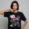 Anime Dirt Bike Motocross Juice Wrld Shirt graphic cotton tee featuring motocross racing artwork, anime inspired design, casual streetwear fashion, and short sleeve comfort.