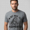 Jesus Facepalm I’m Not Mad Just Disappointed Shirt funny graphic cotton tee with faith inspired humor, casual streetwear fashion, and comfortable short sleeve style.