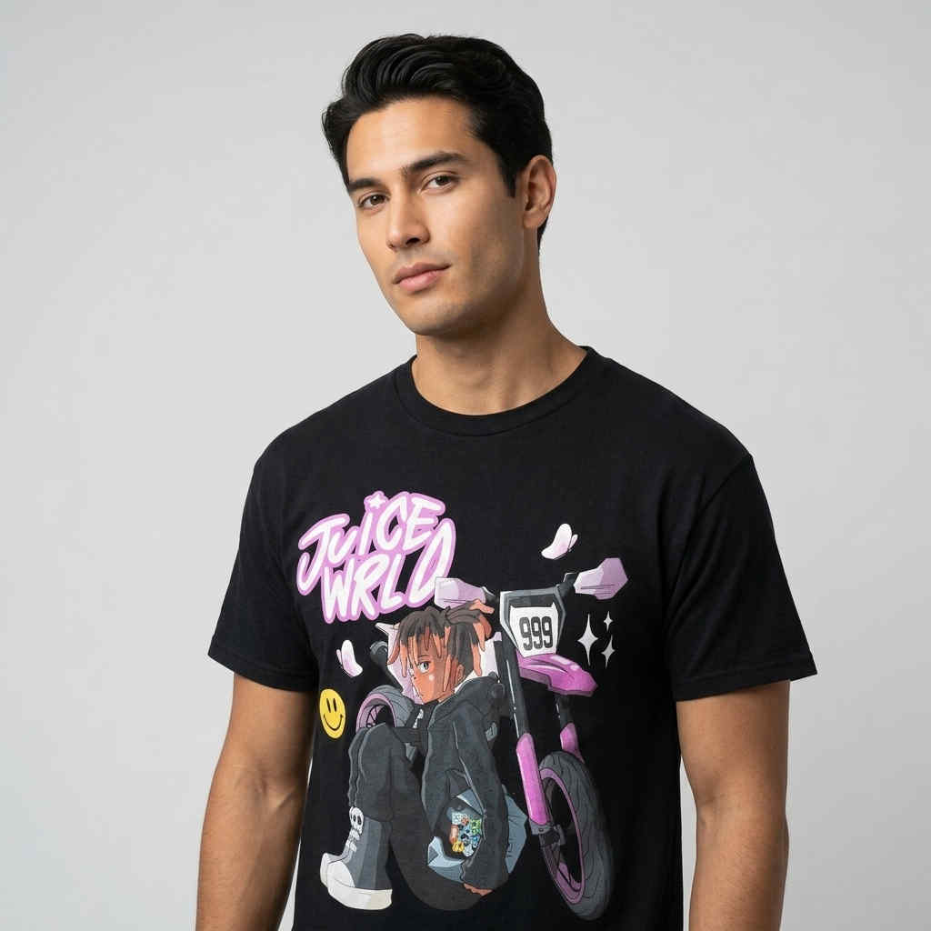 Anime Dirt Bike Motocross Juice Wrld Shirt 3 Anime Dirt Bike Motocross Juice Wrld Shirt - Image 3
