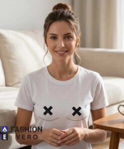 Alternative view of Minimalist Double Smile X Marks the Happy Spot Shirt