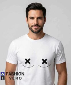 X Boobs Unisex Adult T Shirt featuring a funny graphic design on premium cotton fabric, available in Black, White, and other colors. Comfortable unisex casual tee for everyday wear.
