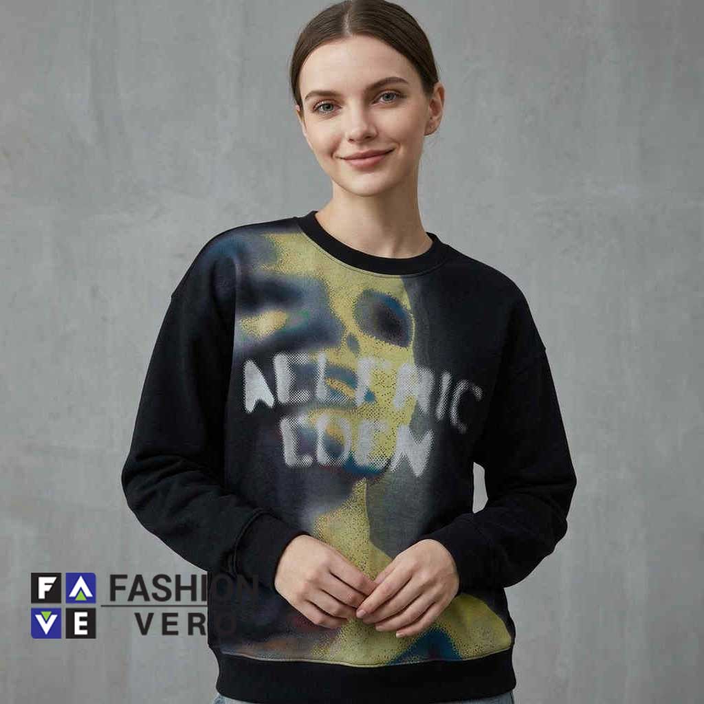 Aelfric Eden Streetwear Blurred Face Sweatshirt 2 Aelfric Eden Streetwear Blurred Face Sweatshirt - Image 2
