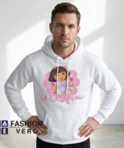 Alternative view of Sweet Pastel Pink Dora Cute Hoodie