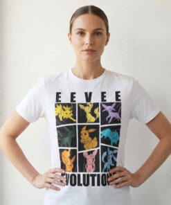 Alternative view of Eevee and Its Complete Evolution Lineup Shirt