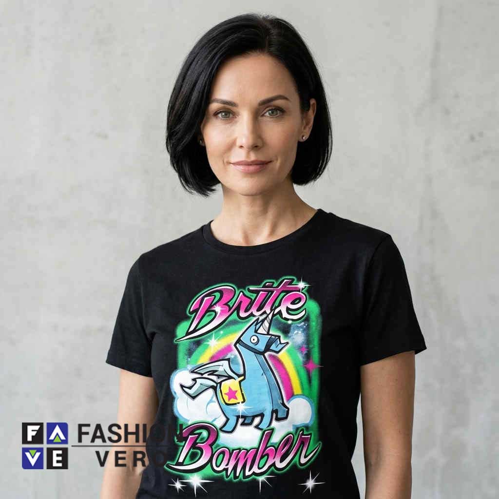 Unisex Fortnite Brite Bomber Unicorn Graphic Art 2 Unisex Fortnite Brite Bomber Unicorn Graphic Art - Image 2