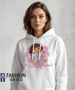 Sweet Pastel Pink Dora Cute Hoodie 6 Sweet Pastel Pink Dora Cute Hoodie - Image 3