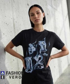 Alternative view of Abstract Smoke Phantoms Illustration Shirt