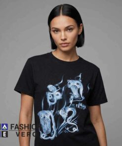 Abstract Smoke Phantoms Illustration Shirt 6 Abstract Smoke Phantoms Illustration Shirt - Image 3