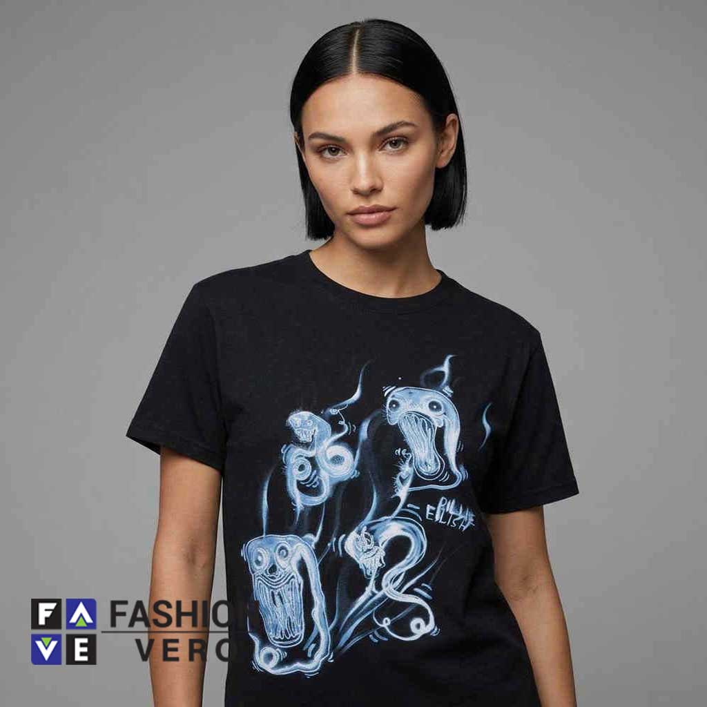 Abstract Smoke Phantoms Illustration Shirt 3 Abstract Smoke Phantoms Illustration Shirt - Image 3