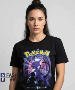 Alternative view of Pokemon Training Is Over The First Movie Art Mewtwo vs Ash Shirt