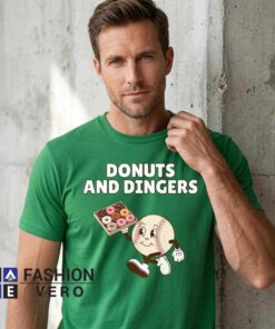 Alternative view of Retro Baseball & Donuts T-Shirt