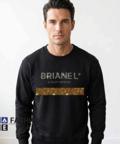 Brianel Eau De Parfum Sweatshirt with stylish perfume inspired graphic, soft cotton apparel, vintage fashion design, casual streetwear clothing for everyday comfort.