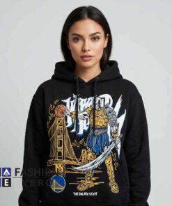 Alternative view of Warren Lotas Golden Gate Bridge Basketball Hoodie