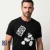Cartoons for Justice illustration shirt featuring expressive cartoon artwork, justice-inspired messaging, creative graphic design, cotton short sleeve tee, and casual streetwear style