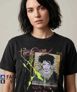Alternative view of The Cure Kiss Me Vintage Iconic Alt-Rock Band Overview Shirt