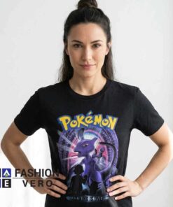 Pokemon Training Is Over The First Movie Art Mewtwo vs Ash Shirt - Image 3