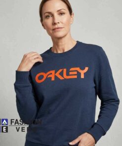 Alternative view of Oakley Classic Logo Navy Blue Sweatshirt