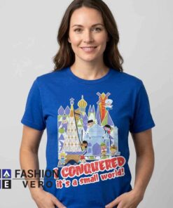Alternative view of Vintage I Conquered It's a Small World Disney Park Conqueror Shirt
