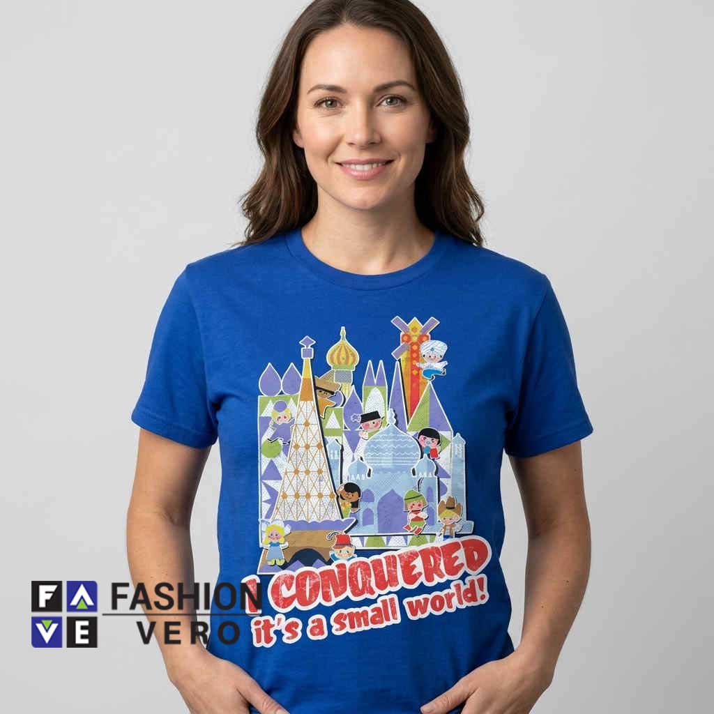 Vintage I Conquered It's a Small World Disney Park Conqueror Shirt 2 Vintage I Conquered It's a Small World Disney Park Conqueror Shirt - Image 2