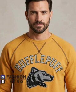 Yellow Harry Potter Hufflepuff Sweatshirt 6 Yellow Harry Potter Hufflepuff Sweatshirt - Image 3