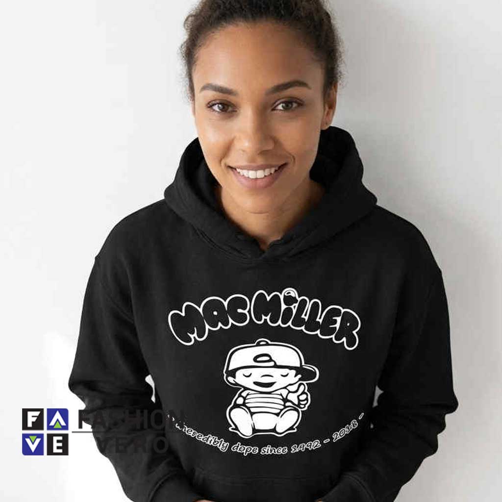 Retro Mac Miller Tribute Logo Hoodie 1 Retro Mac Miller Tribute Logo Shirt featuring vintage hip hop artwork, nostalgic rap music aesthetics, tribute-inspired logo design, retro streetwear style, and casual cotton apparel.