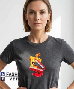 Travis Scott Hot Flames and Smoking Teeth Shirt 6 Travis Scott Hot Flames and Smoking Teeth Shirt - Image 3