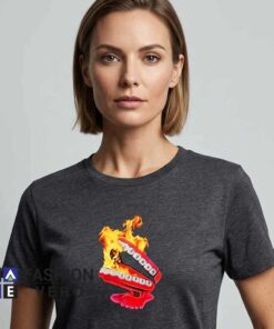 Travis Scott Hot Flames and Smoking Teeth Shirt 7 Travis Scott Hot Flames and Smoking Teeth Shirt - Image 4