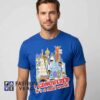 Vintage I Conquered It's a Small World Disney Park Shirt featuring nostalgic theme park style, travel humor, amusement park apparel, cotton casual tee, and vacation-inspired fan fashion.