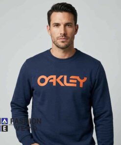 Oakley Classic Logo Navy Blue Sweatshirt 7 Oakley Classic Logo Navy Blue Sweatshirt - Image 4