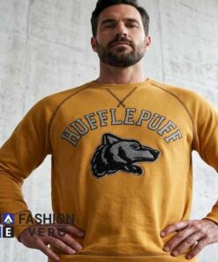 Yellow Harry Potter Hufflepuff Sweatshirt 7 Yellow Harry Potter Hufflepuff Sweatshirt - Image 4