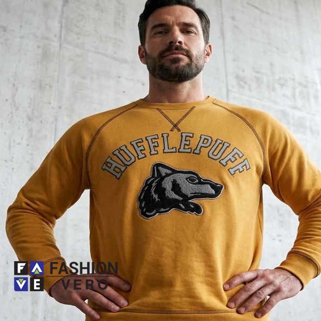 Yellow Harry Potter Hufflepuff Sweatshirt 4 Yellow Harry Potter Hufflepuff Sweatshirt - Image 4